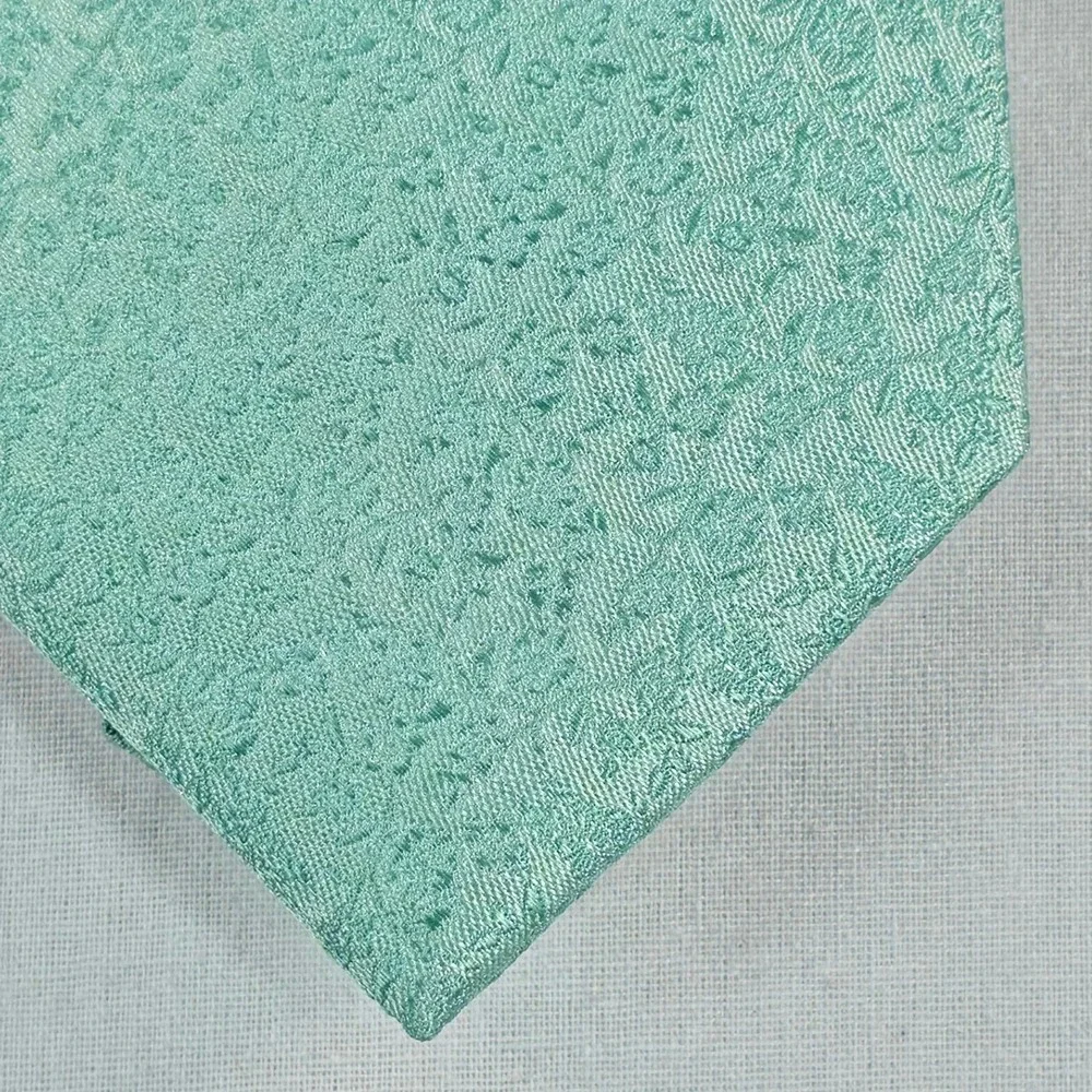 Michael Kors Mens Tie One Size Green Linley Floral Silk Blend Necktie NWT